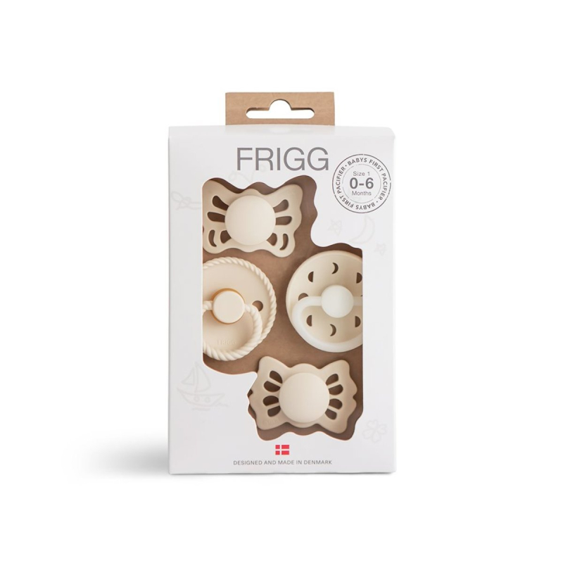Πιπίλες 0Μ+ (Σετ 4τμχ) Frigg Moonlight Sailing Cream