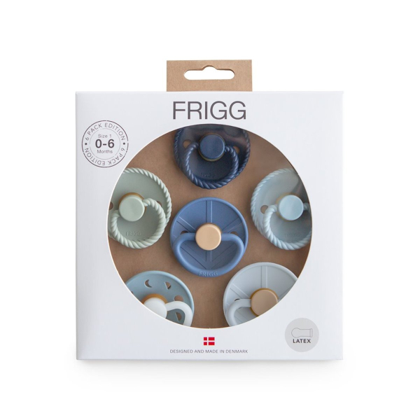 Πιπίλες Καουτσούκ Φυσιολογικές 6Μ+ (Σετ 6τμχ) Frigg Endless Sea