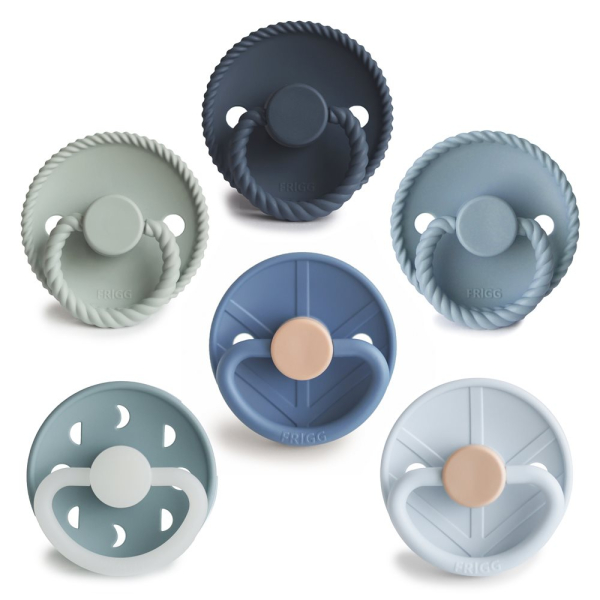 Πιπίλες Σιλικόνης Φυσιολογικές 0Μ+ (Σετ 6τμχ) Frigg Endless Sea