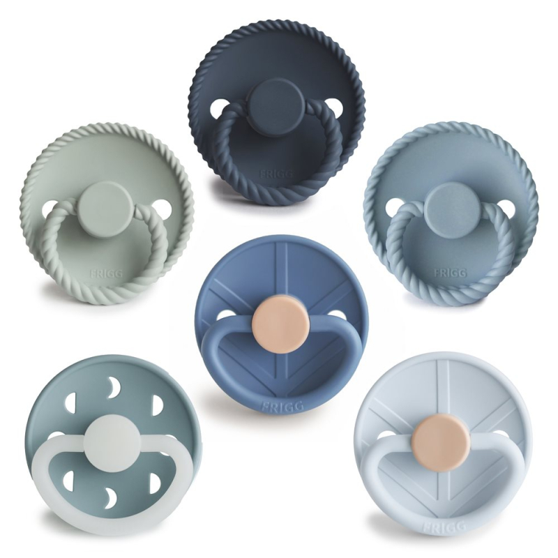 Πιπίλες Σιλικόνης Φυσιολογικές 0Μ+ (Σετ 6τμχ) Frigg Endless Sea