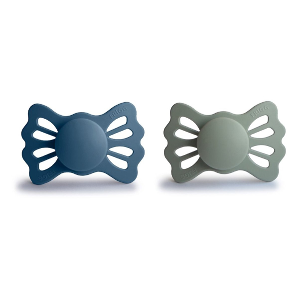 Πιπίλες Σιλικόνης Ανατομικές 6Μ+ (Σετ 2τμχ) Frigg Lucky Ocean View/Sage