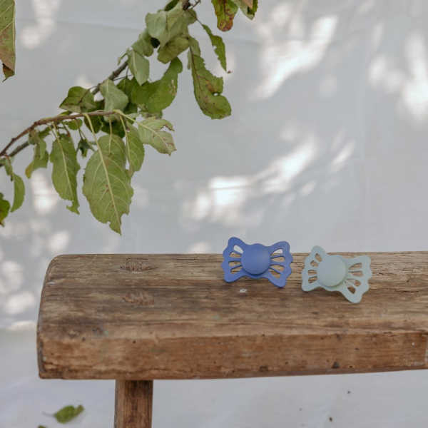 Πιπίλες Σιλικόνης Ανατομικές 6Μ+ (Σετ 2τμχ) Frigg Lucky Ocean View/Sage