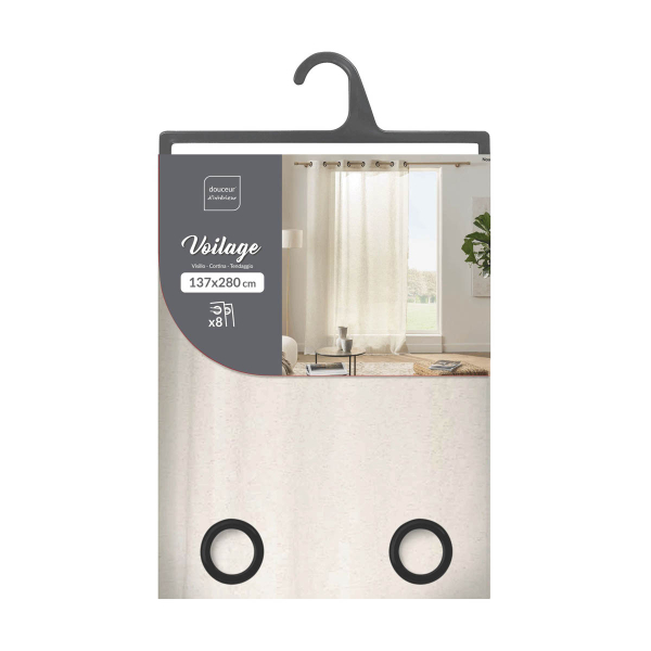 Κουρτίνα (137x240) Με Τρουκς L-C Noa 1627838