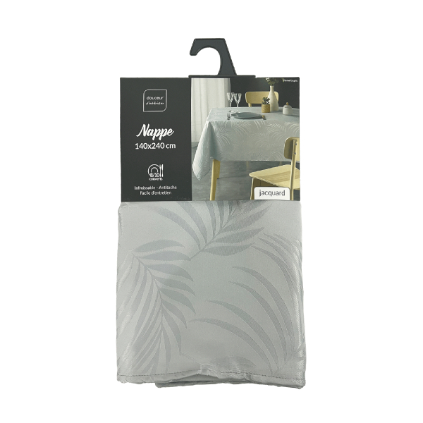 Αλέκιαστο Τραπεζομάντηλο (140x240) L-C Plumette Grey 1723040