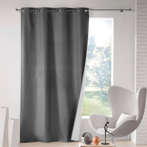 Θερμομονωτική Κουρτίνα (140x260) Με Τρουκς L-C Icemount Charcoal Grey 1607861