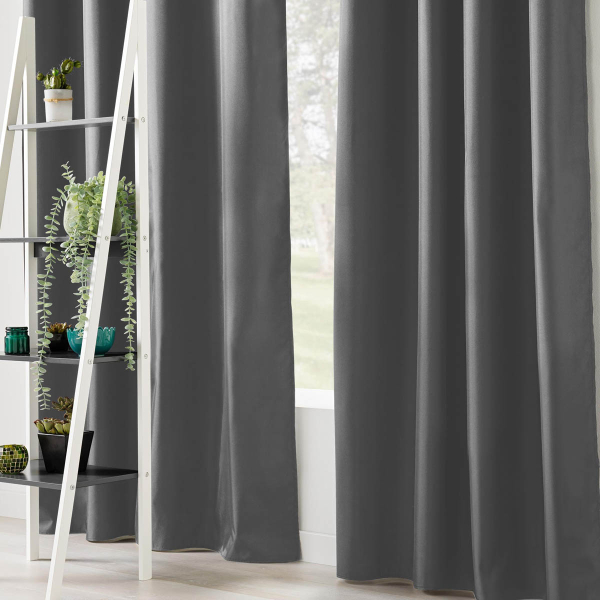 Θερμομονωτική Κουρτίνα (140x260) Με Τρουκς L-C Icemount Charcoal Grey 1607861