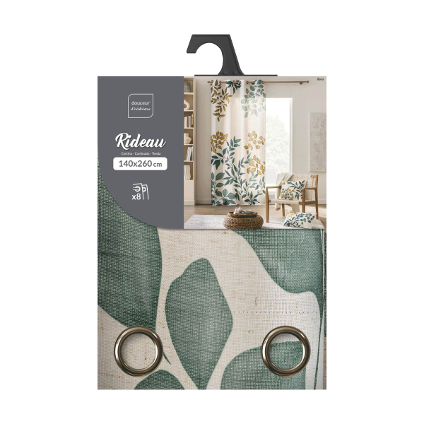Κουρτίνα (140x260) Με Τρουκς L-C Ilona 1612983