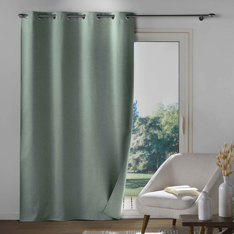 Κουρτίνα Συσκότισης (135x260) Με Τρουκς L-C Occultiss Cedre 1612999