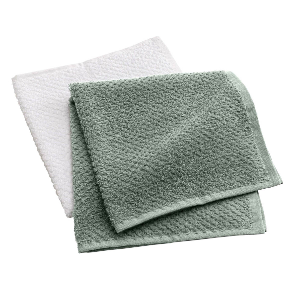 Πετσέτες Κουζίνας (Σετ 2τμχ) L-C Gourmet Cedre/Blanc 1731418