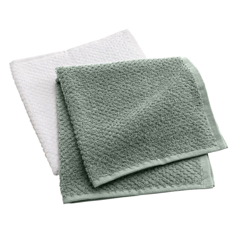 Πετσέτες Κουζίνας (Σετ 2τμχ) L-C Gourmet Cedre/Blanc 1731418