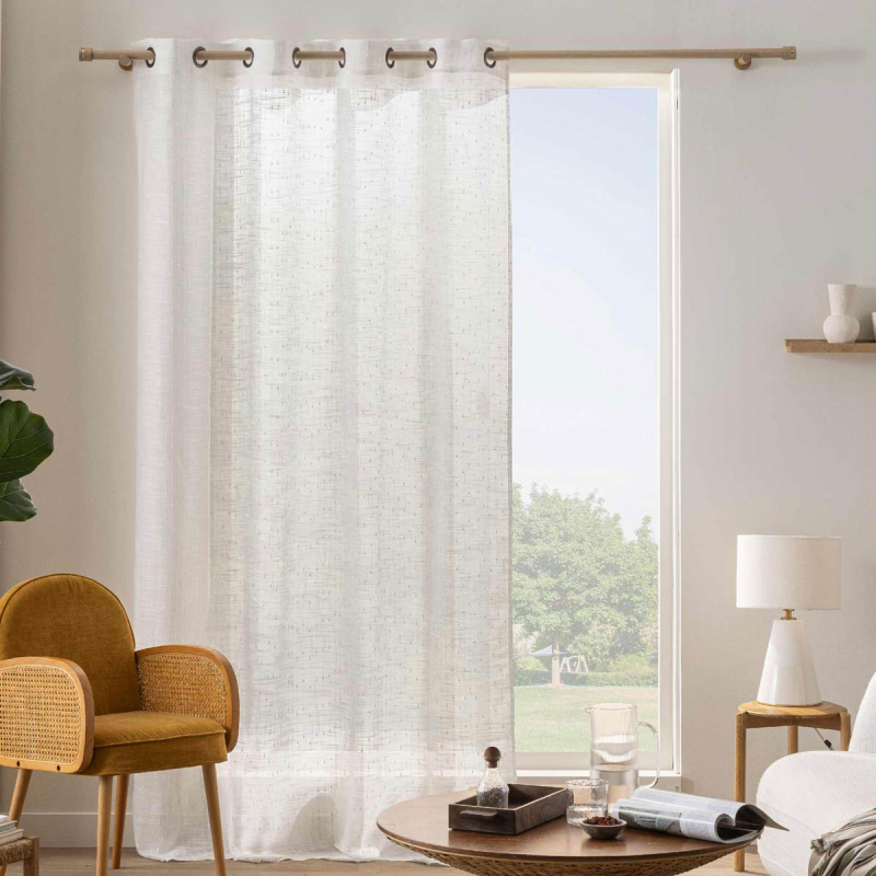 Κουρτίνα (140x260) Με Τρουκς L-C Nemo Blanc 1627813