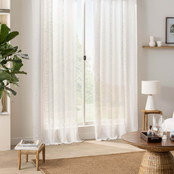 Κουρτίνα (140x260) Με Τρουκς L-C Nemo Blanc 1627813