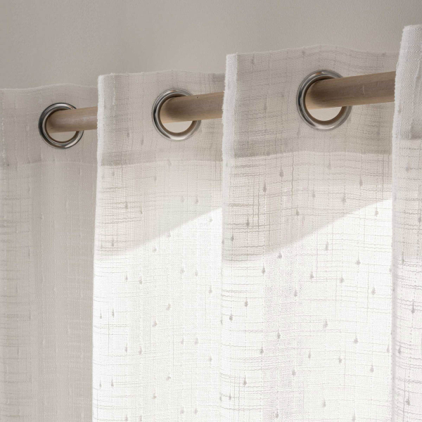 Κουρτίνα (140x260) Με Τρουκς L-C Nemo Blanc 1627813