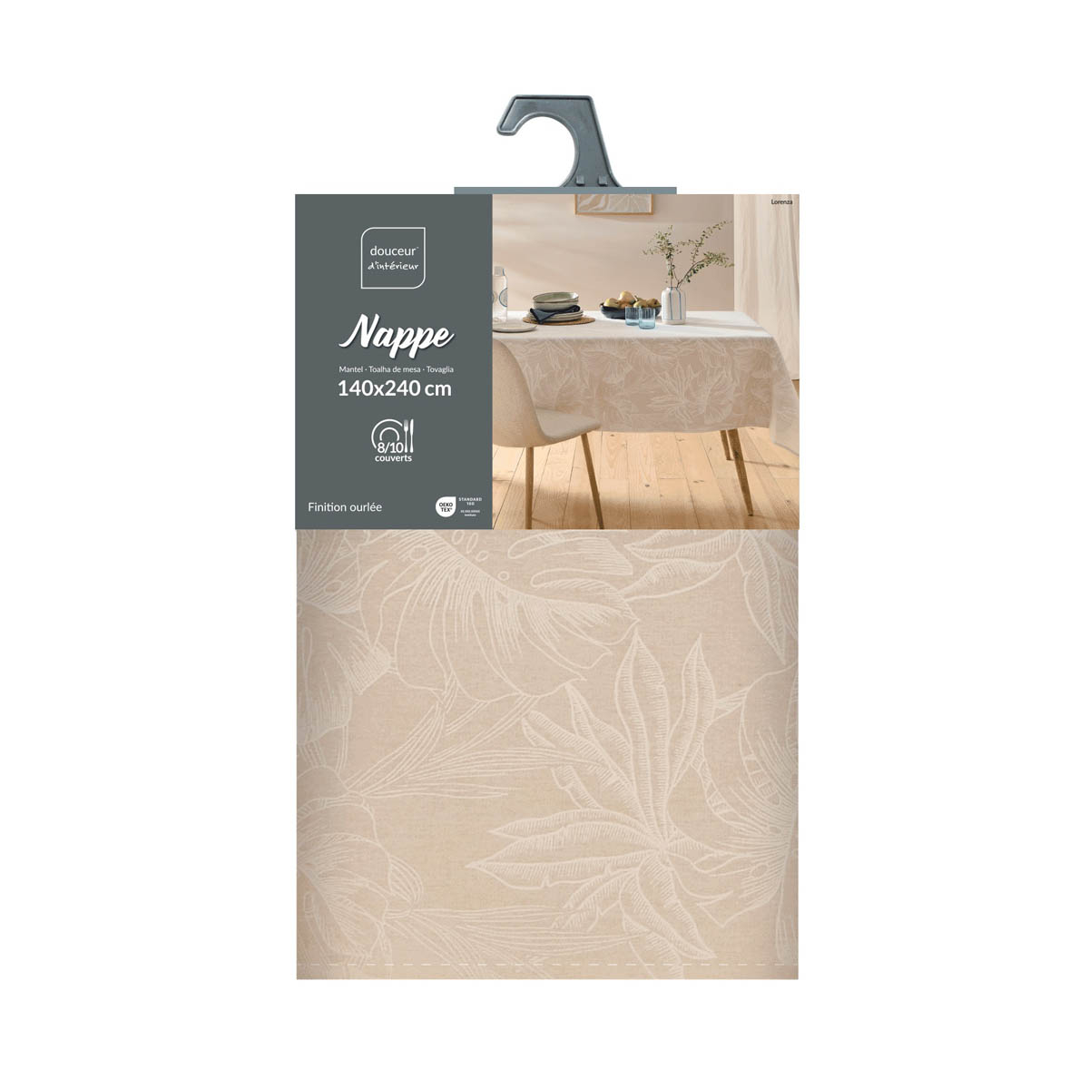 Τραπεζομάντηλο (140X240) L-C Lorenza 1723508 Home Λευκά Είδη Κουζίνας & Τραπεζαρίας Τραπεζομάντηλα Spitishop
