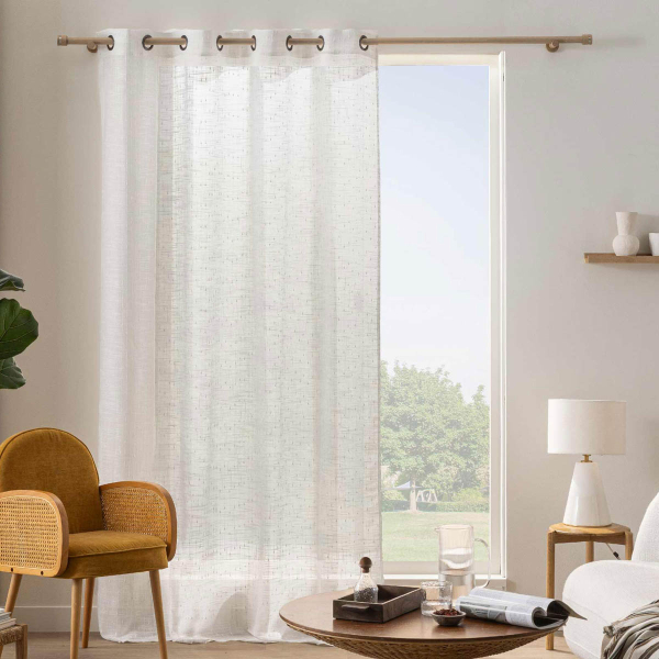 Κουρτίνα (140x280) Με Τρουκς L-C Nemo Blanc 1627834