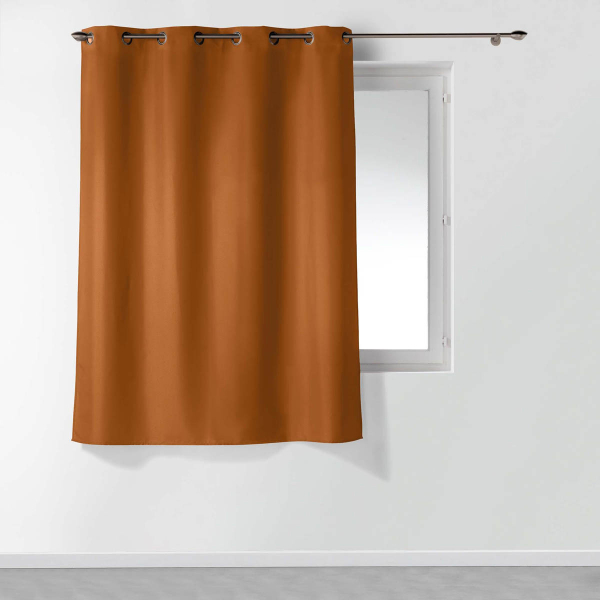 Κουρτίνα Παραθύρου (140x180) Με Τρουκς L-C Essentiel Camel Brown 1612661