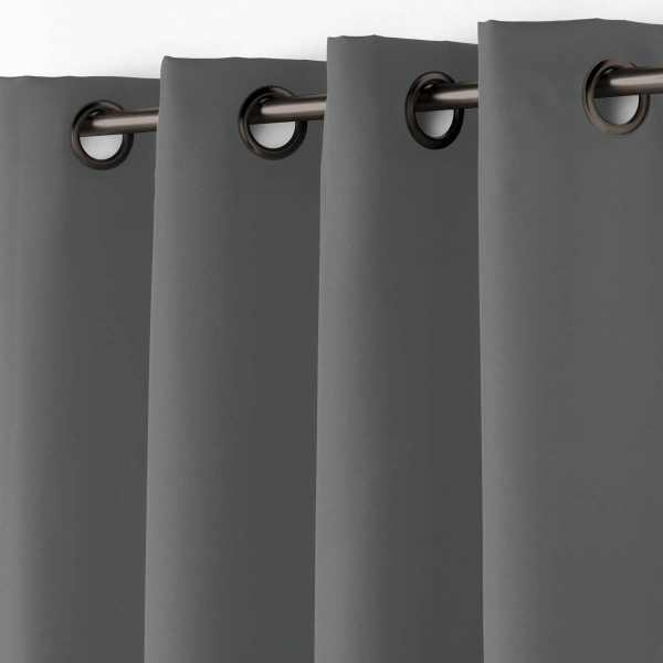 Κουρτίνα (140x260) Με Τρουκς L-C Essentiel Concrete Grey 1609129
