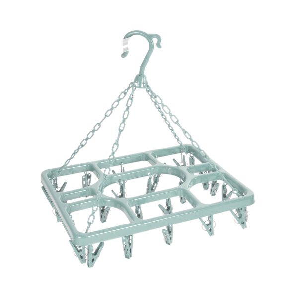 Απλώστρα Μπαλκονιού Κρεμαστή Με 26 Μανταλάκια L-C MEN176BG