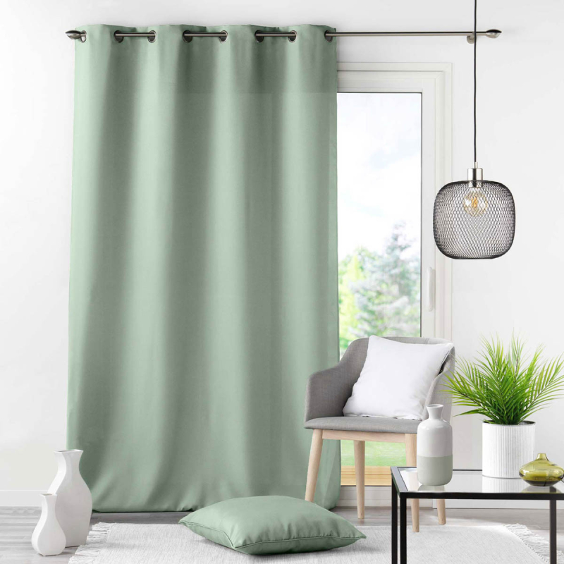 Κουρτίνα (140x260) Με Τρουκς L-C Essentiel Sage 1611745