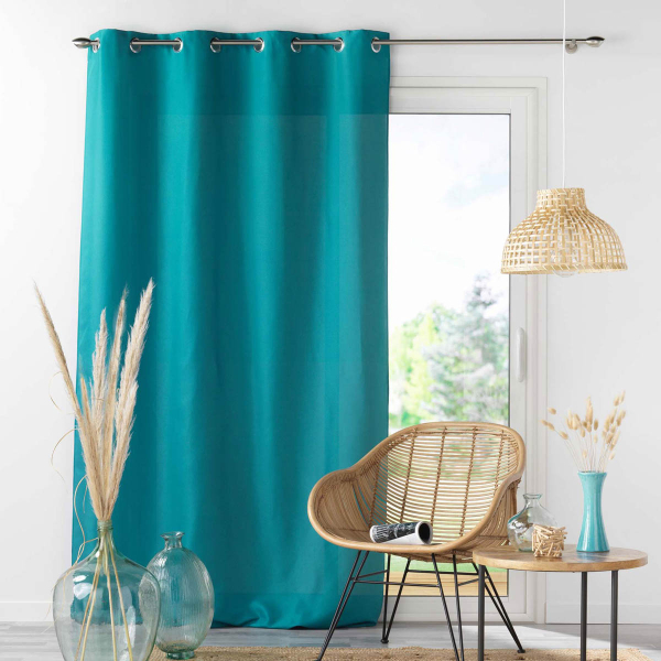 Κουρτίνα (140x280) Με Τρουκς L-C Absolu Blue 1607301