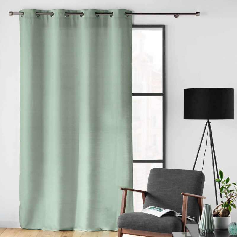 Κουρτίνα (140x280) Με Τρουκς L-C Soline Sage 1612703