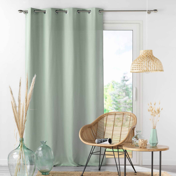 Κουρτίνα (140x280) Με Τρουκς L-C Absolu Sage 1611733