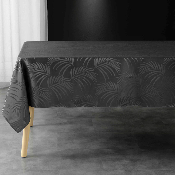 Αλέκιαστο Τραπεζομάντηλο (140x240) L-C Plumette Charcoal Grey 1723039