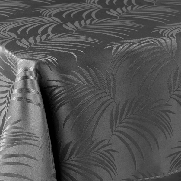 Αλέκιαστο Τραπεζομάντηλο (140x240) L-C Plumette Charcoal Grey 1723039