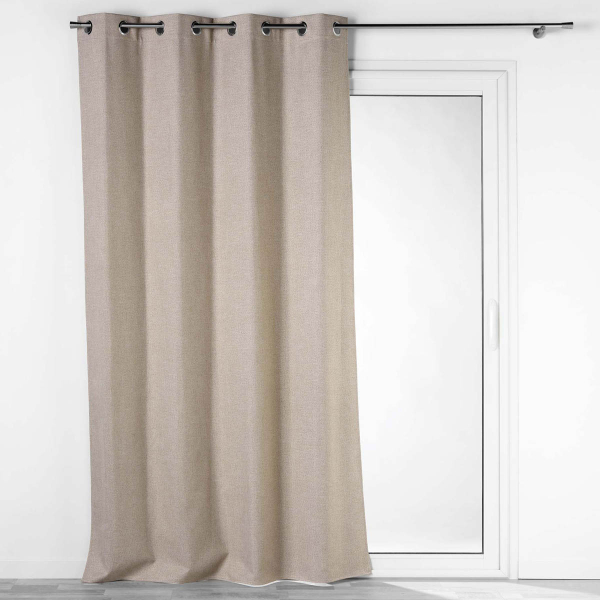 Θερμομονωτική Κουρτίνα Συσκότισης (140x260) Με Τρουκς L-C Crepuscule Linen 1609776