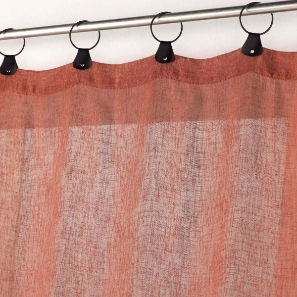 Κουρτίνα (140x240) Με Τρουκς L-C Link Terracotta Orange 1626837