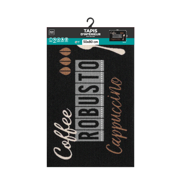 Πατάκι (50x80) L-C Curly Cappuccino 1741324