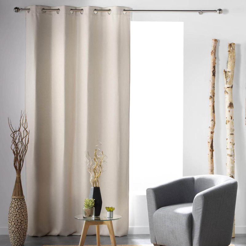 Κουρτίνα Συσκότισης (135x240) Με Τρουκς L-C Tramina Natural 1608921