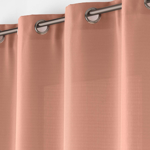Κουρτίνα (140x280) Με Τρουκς L-C Soline Blush 1612713