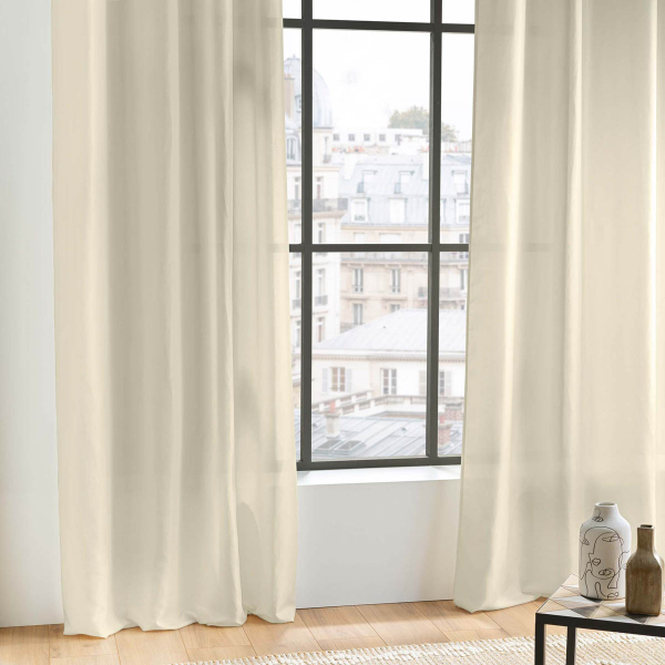 Κουρτίνα (140x280) Με Τρουκς L-C Absolu Natural 1607297