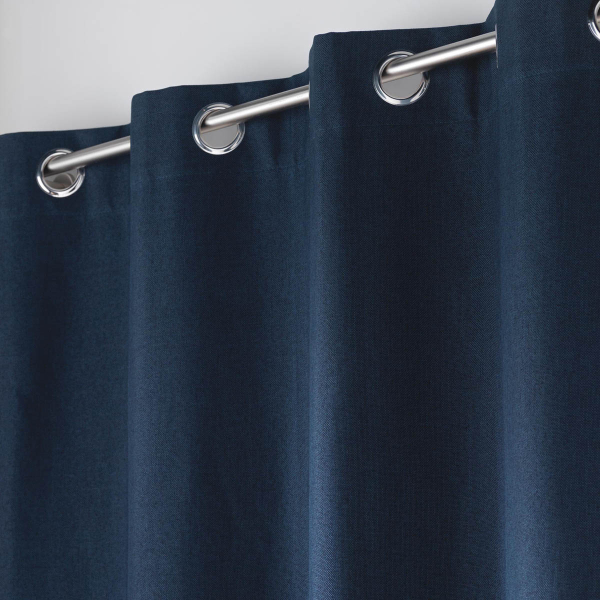 Θερμομονωτική Κουρτίνα Συσκότισης (140x260) Με Τρουκς L-C Crepuscule Blue 1609777