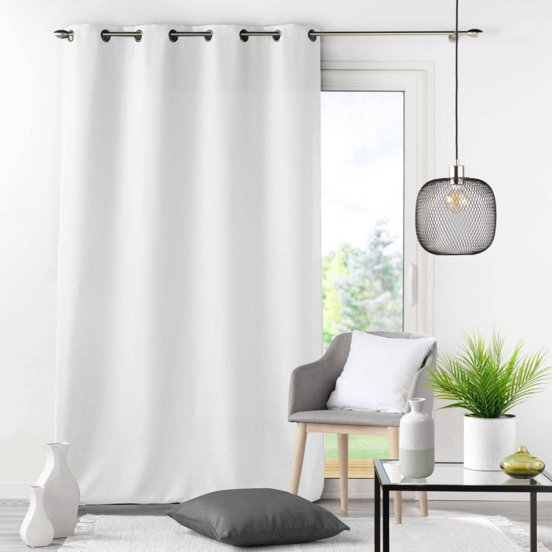 Κουρτίνα (140x260) Με Τρουκς L-C Essentiel White 1609128