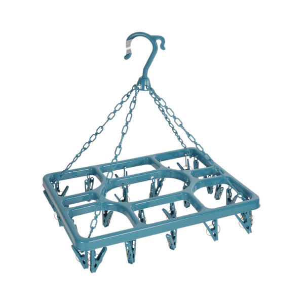 Απλώστρα Μπαλκονιού Κρεμαστή Με 26 Μανταλάκια L-C MEN176BP