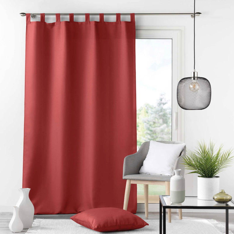 Κουρτίνα (140x260) Με Τιράντες L-C Essentiel Grenade 1612637