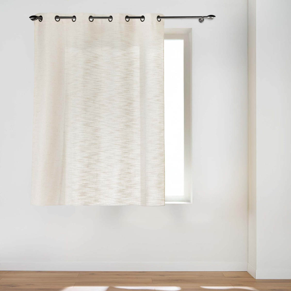 Κουρτίνα Παραθύρου (140x180) Με Τρουκς L-C Nando Naturel 1612960