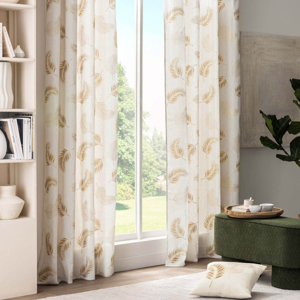 Κουρτίνα (140x240) Με Τρουκς L-C Isadora Ochre 1612972