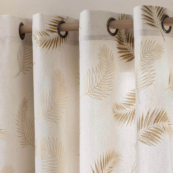 Κουρτίνα (140x240) Με Τρουκς L-C Isadora Ochre 1612972