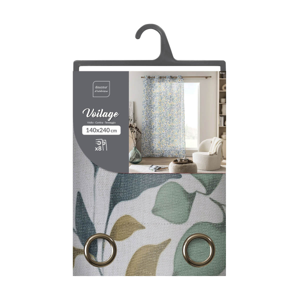 Κουρτίνα (140x240) Με Τρουκς L-C Ilona 1627850