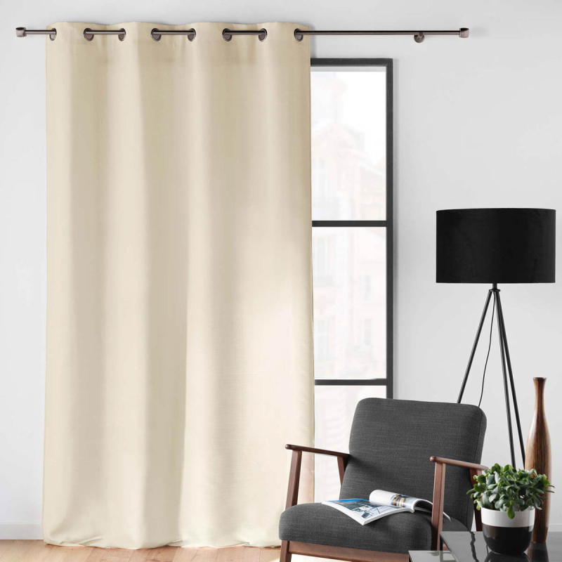 Κουρτίνα (140x280) Με Τρουκς L-C Soline Naturel 1612709