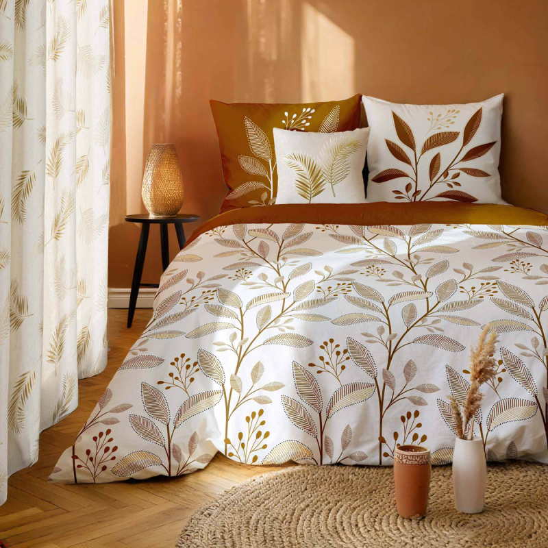 Παπλωματοθήκη Υπέρδιπλη (240x220) 2  Όψεων + Διακοσμητικές Μαξιλαροθήκες L-C Malika 1645233