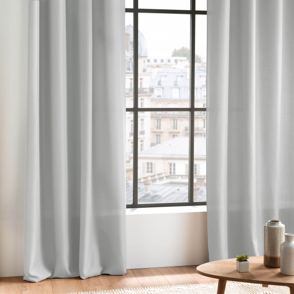 Κουρτίνα (140x260) Με Τρουκς L-C Essentiel Grey 1609127