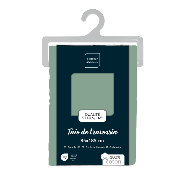 Διακοσμητική Μαξιλαροθήκη Καραμέλα (85x185) L-C Lina Sage 1644532