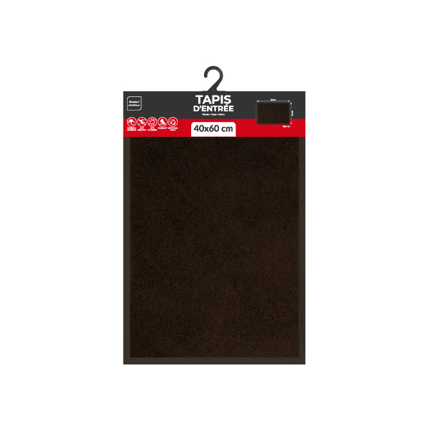 Πατάκι Εισόδου (40x60) L-C Telio Black 1740272