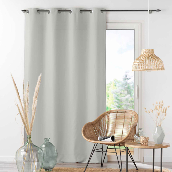 Κουρτίνα (140x280) Με Τρουκς L-C Absolu Grey 1607296