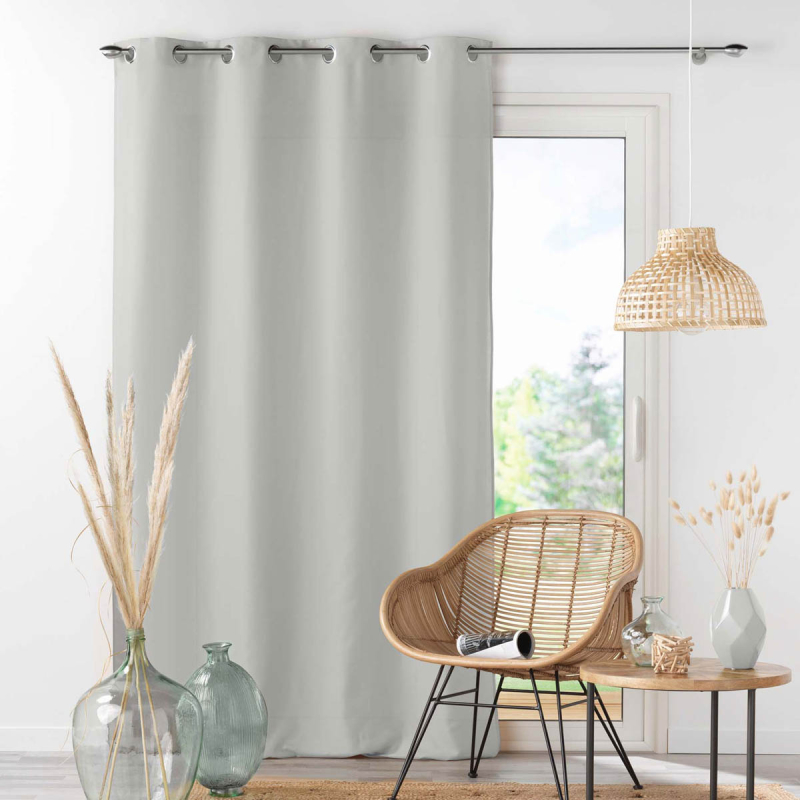 Κουρτίνα (140x280) Με Τρουκς L-C Absolu Grey 1607296
