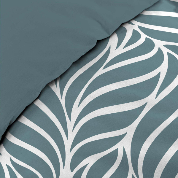 Παπλωματοθήκη Υπέρδιπλη (240x220) 2  Όψεων + Διακοσμητικές Μαξιλαροθήκες L-C Morgane Blue 1645207